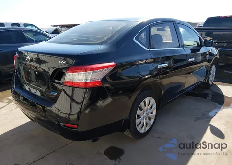 2014 Nissan Sentra Fe+ S/Fe+ Sv/S/Sl/Sr/Sv z USA, uszkodzony, nr VIN 3N1AB7APXEL666850